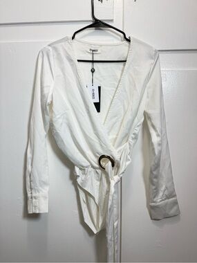 4th and reckless white grommet bodysuit